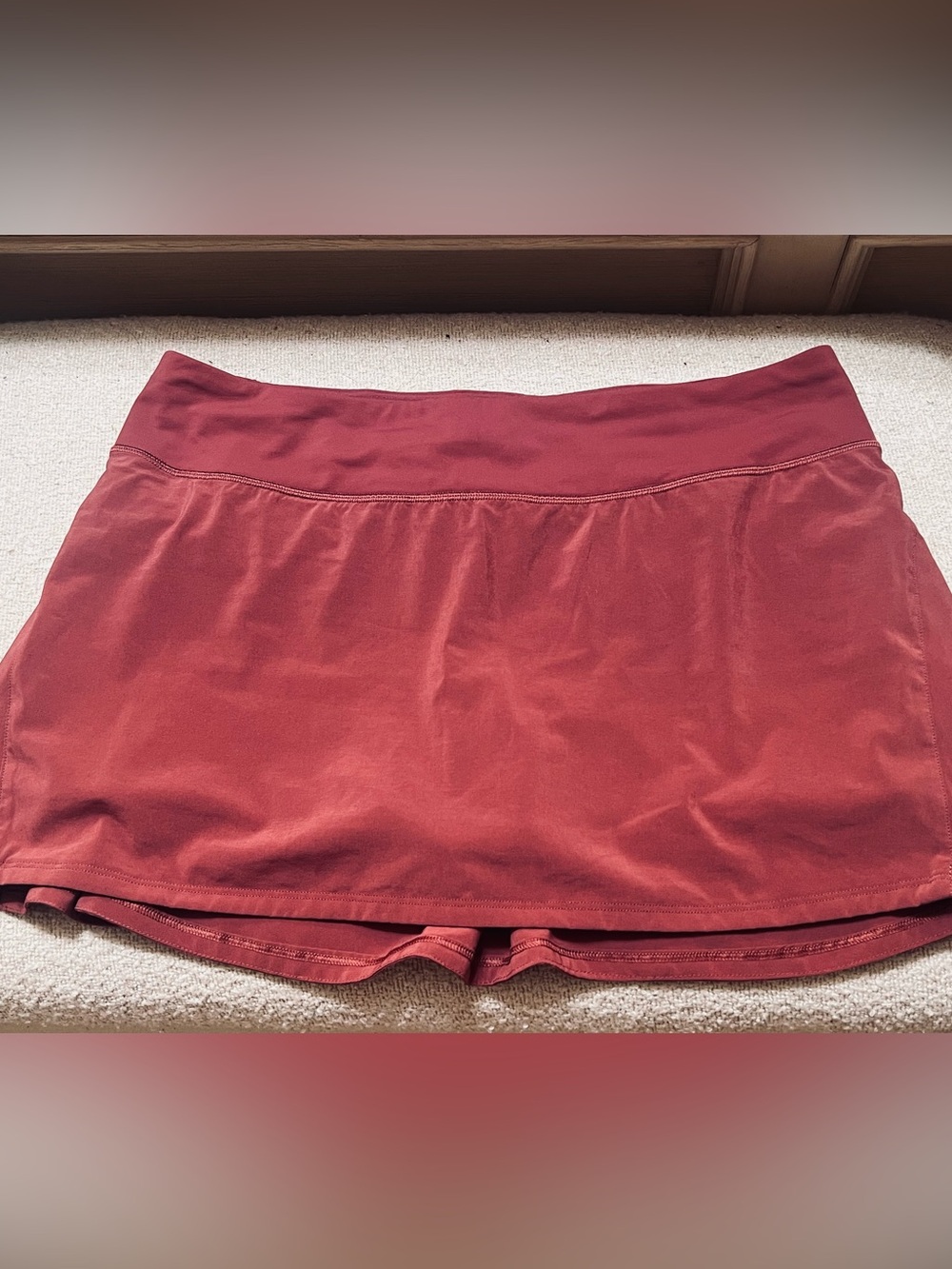 Lululemon Play Off the Pleats Skirt Size 12 Mauve